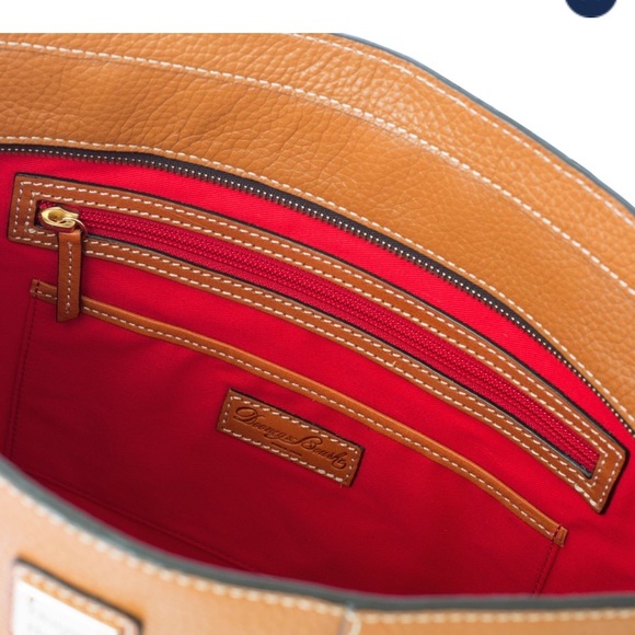 Dooney & Bourke Caramel Leather Lexington Tote - Picture 3 of 7